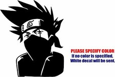 Naruto Kakashi Anime 07 Graphic Die Cut decal sticker Car Truck Boat Window 9"