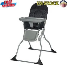 Portable High Chair Foldable Easy Clean Adjustable Tray Travel Friendly New