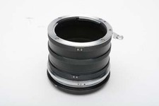 Nikon Model K Extension Tube Ring Set w/K1 K2 K3 K4 K5 w/manual, clean