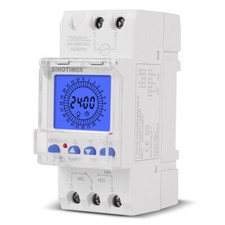 24 Hours Electronic Time Clock 85-265V Din Rail Intelligent Analog Timer Switch