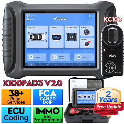 XTOOL X100PAD3 V2.0 Key Programming All System Diagnostic Scanner Pre&Post Scan