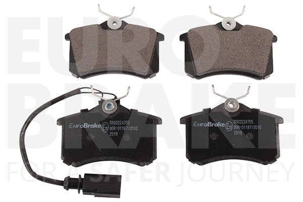 Eurobrake Bremsbelagsatz Scheibenbremse FüR VW Sharan 7M8 7M9 7M6 7M Ford-image
