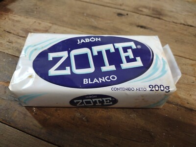 Zote White Laundry Soap Washing Clothes Detergent Kitchen Jabon Blanco 7oz Bar