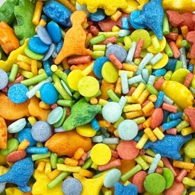 Sprinkletti - Sprinklettisaurus 100g - essbare Tortendeko/Streusel - 1713