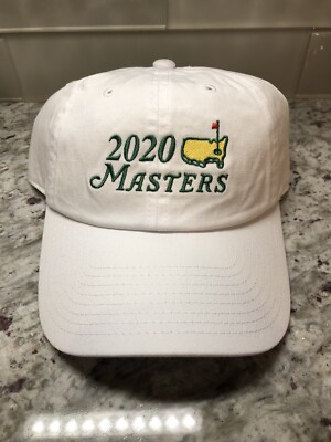 2020 MASTERS WHITE COTTON MEN'S HAT 