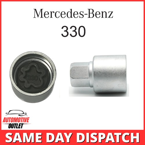 MASTER SECURITY WHEEL LOCKING BOLT KEY 330, 17mm SOCKET FOR MERCEDES A C E CLASS