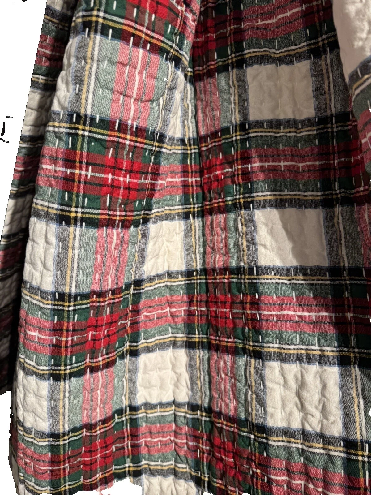 Edredones, colchas Pottery Barn a cuadros y cobertores para cunas