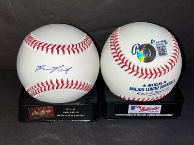 Ryan Pepiot Tampa Bay Rays Autographed Signed Baseball Beckett Hologram ...