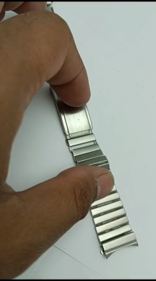 Vintage Omega Bracelet 1500 R End Link 18mm Stainless Steel Swiss