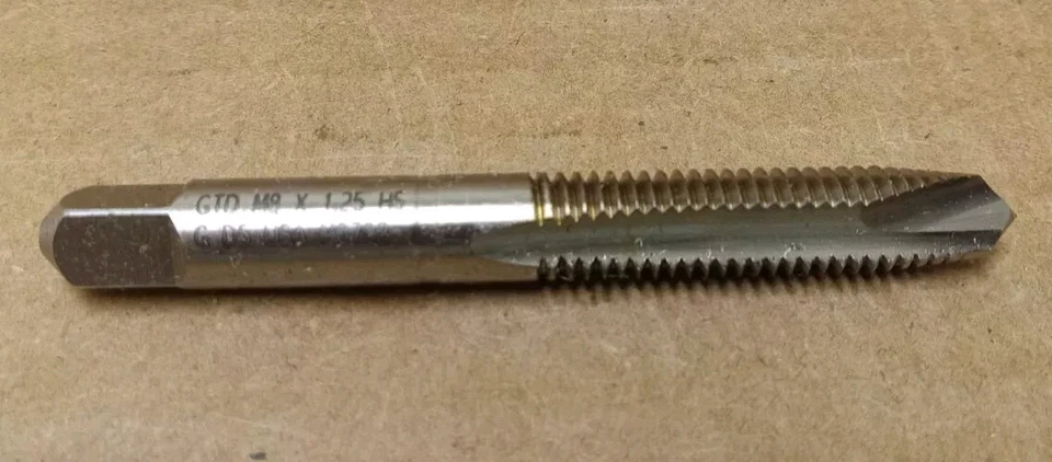 Greenfield Tap & Die 13385 M8 x 1.25 HS G D5 Gun Tap M0702 USA - Image 4 of 4