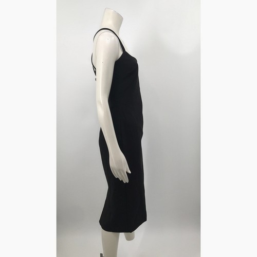 Likely Black Sleeveless Strappy Back Pencil Dress Size 8 - Picture 4 of 12