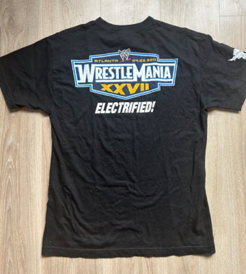 Wrestlemania M 2011 27 Atlanta Finally The Rock Back Official WWE T-Shirt XXVII