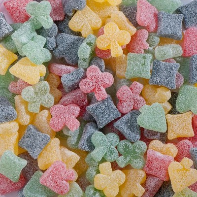 de Bron Pokerfruit Fruchtgummi Zuckerfrei 1 KG