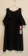 Womens Vince Camuto Black dress Size 16 NWT New cold sholder