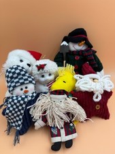 Christmas stuffed animals lot, x7