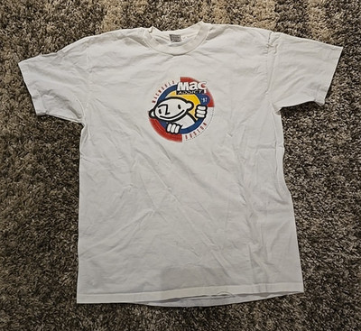 Vintage Mac World Expo Graphic ''MAC ADDICT''-Shirt XL Boston 1997