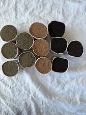 Shillcraft premium Latch Hook Rug Yarn 320 Pieces lot of 12 browns vintage new