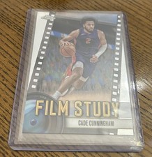 Topps Cade Cunningham Film Study Refractor Detroit Pistons Basketball