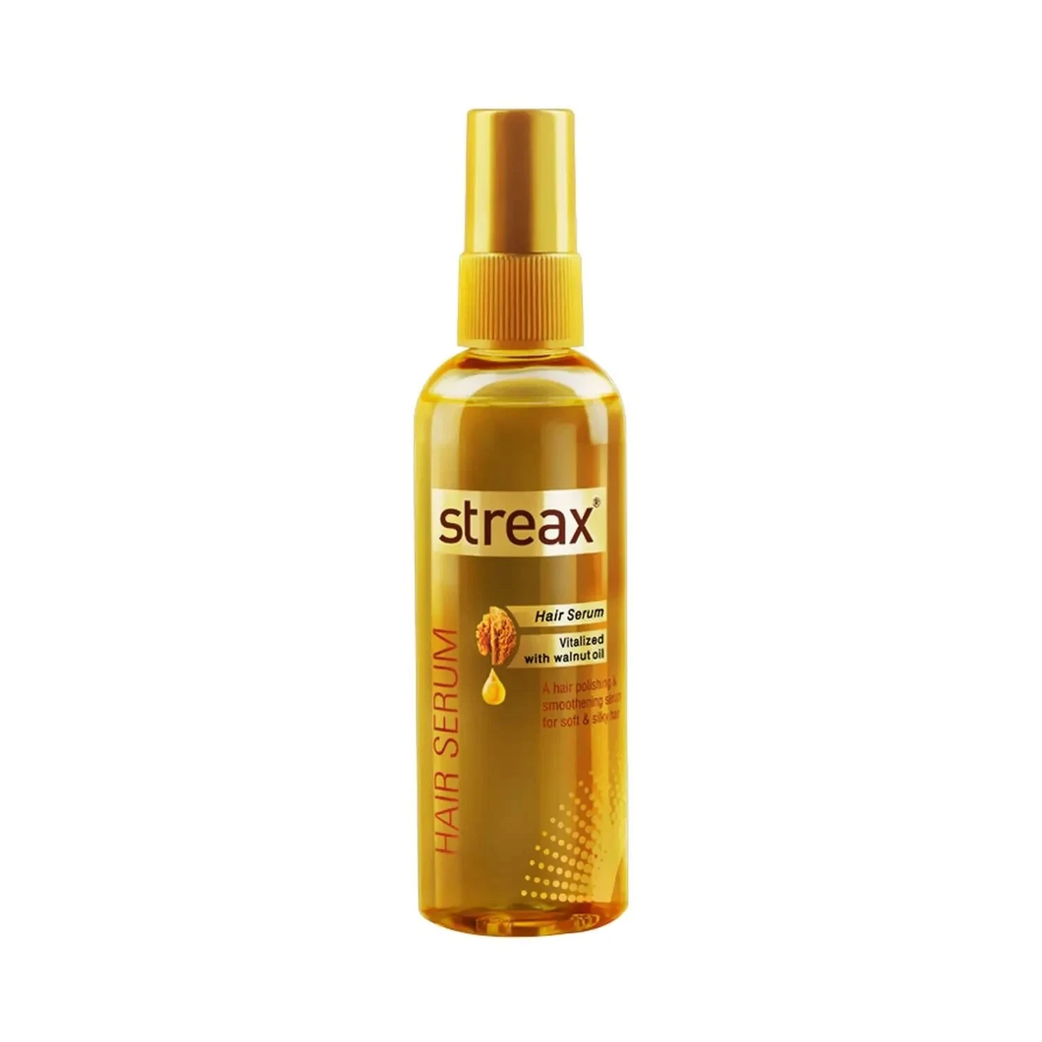 5 X 45 ml Streax Hair Serum Vitalised With Walnut Oil