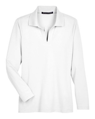 Devon & Jones Women's CrownLux Performance??Plaited Long Sleeve Polo DG20LW