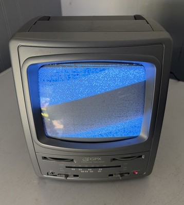GPX TVP3 Personal 5'' Black & White Portable Television Tested & Working 