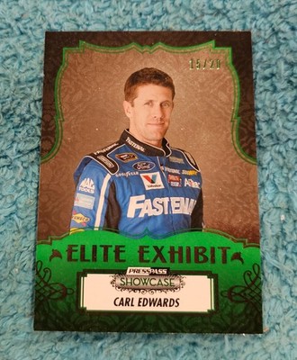 B 2013 Press Pass Elite Exhibit Carl Edwards 15/20 #33
