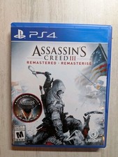 NO GAME Assassins Creed III Remastered PlayStation 4 PS4 Case