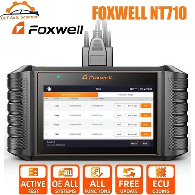 FOXWELL KFZ Profi OBD2 Diagnosegerät Auto Scanner WIFI ALLE SYSTEM Bidirectional
