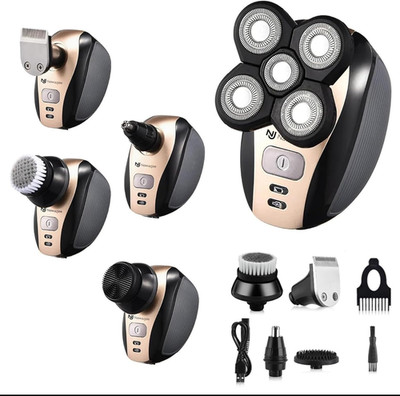 5 in 1 Electric Shaver Bald Head Shaver Head Shavers for Bald Men Electic Razor