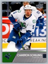 #88 Cameron Schilling 2021-22 Upper Deck AHL Abbotsford Canucks