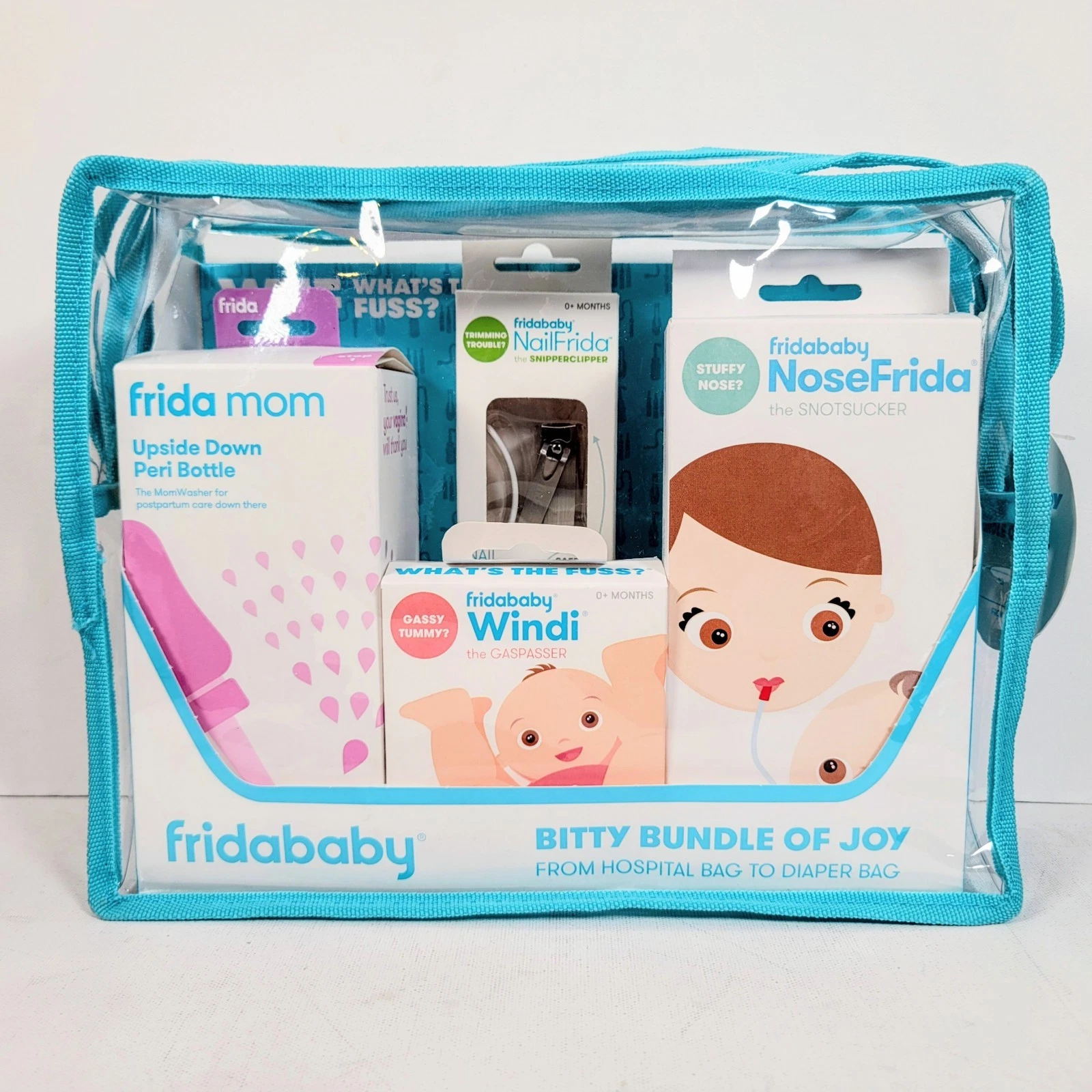 Frida Baby Bitty Bundle of Joy Essentials for Newborn Baby and Mom Hospital Bag
Opens in a new windo