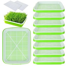Microgreens Sprouter Tray Hydroponic Gardening Sprouting System Planter Seed Tra