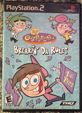 THQ The Fairly OddParents! Breakin' Da Rules 2003 PS2 NTSC-U/C E Manual Included