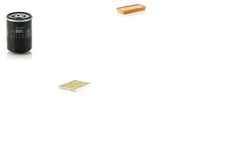 MANN-FILTER Inspektionspaket Filtersatz L Filtereinsatz mit fungizider Wirkung