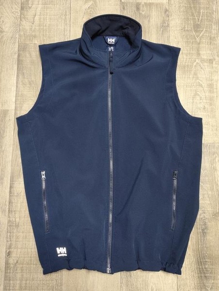 Men Helly Hansen Softshell Vest Navy Polyester