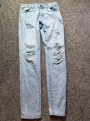 American Eagle Distress Women s Athletic Fit Airflex Temp Tech Size 30x34 Jeans
