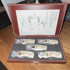 Presidential Knife Collection In Display Case Five Different Presidents — photo 1