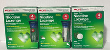 Lot CVS Health Sugar Free Nicotine 4mg Mint Lozenge - 210 Total