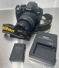 Nikon D3100 14.2MP Digital SLR Camera with 18-55mm and 55-200mm Lenses/Charger