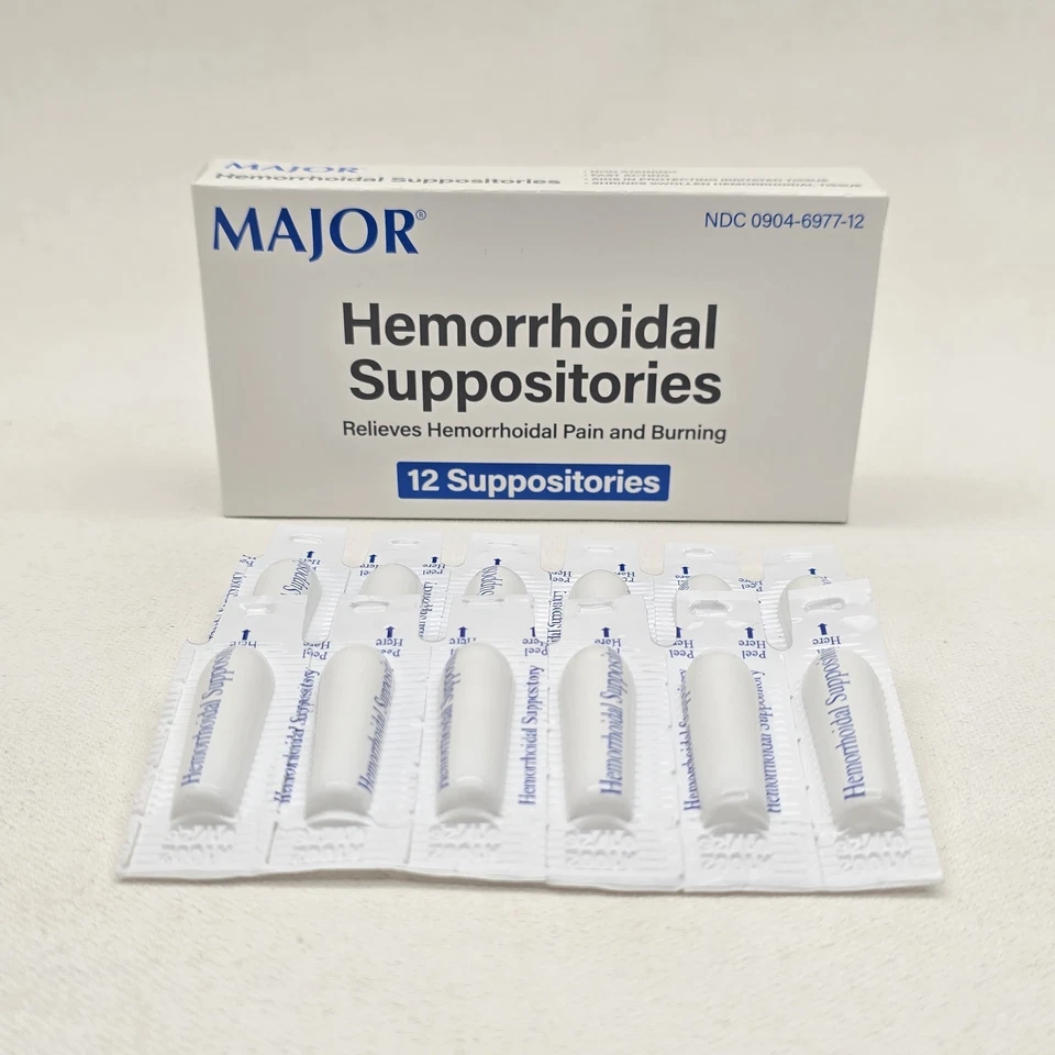 Supositorios hemorroidales mayores 36 cajas 432 CNT  Foto 2 de 4