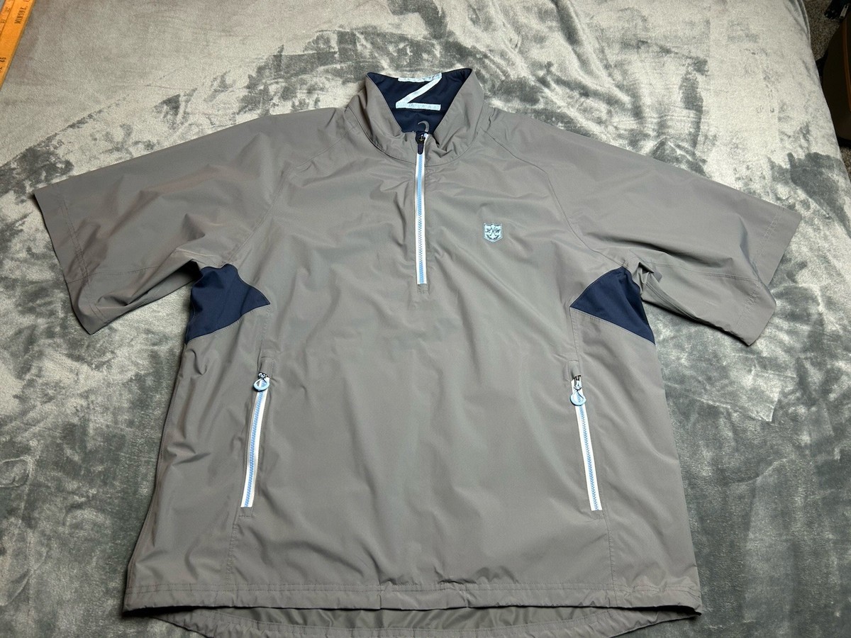 Zero Restriction Golf Short Sleeve 1/2 Half Zip Pullover Rain