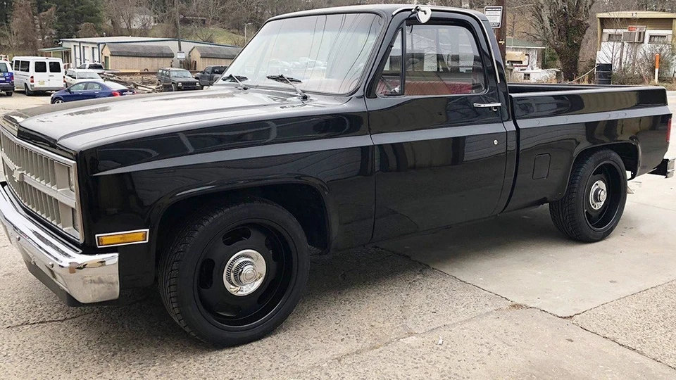 20x8" American Racing Wheels Vintage VN506 Satin Black Rims (S04) Foto 3 de 4