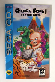 Chuck Rock II Son of Chuck Sega CD CIB - Scratch-Free Disc - Manual + Foam 🌟