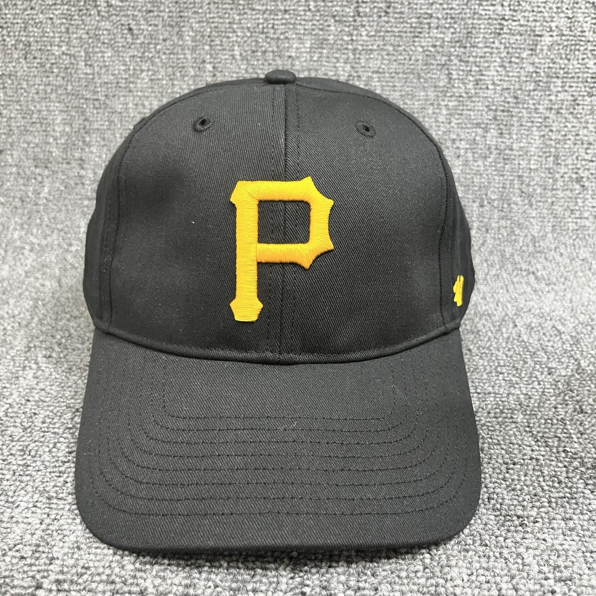 Pittsburgh Pirates '47 Brand MVP Snapback Hat Black Yellow MLB Adjustable Cap
