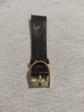 ZENITH fibbia orologio Vintage Acciaio Bagno Oro 14 mm Steel Watch 