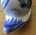 Vintage Hand Craft & Painted Ceramic Mexican Tonale Blue Snail Figurine Sign Cat — photo 10