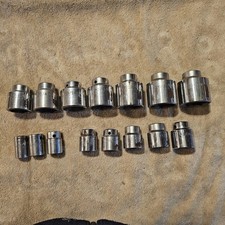 Mac Tools Vtg 15 Pc 12 Drive Sae 6 Pt 58-1 916 Shallow Socket Set Read
