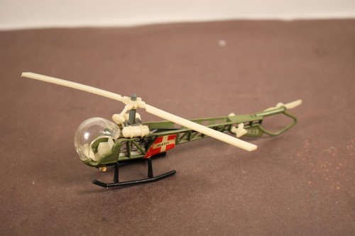 Vintage Zee Toys MASH M*A*S*H 1:87 Scale Helicopter Hong Kong Damaged LQQK