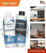 16 Oz Food Safe Self-Leveling Epoxy Resin for Stunning Crafts  Tabletops