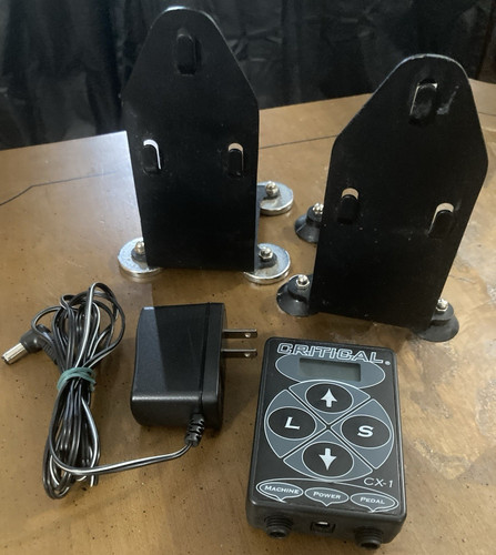 Original Critical CX-1 Tattoo Power Supply with power cable and multiple mounts